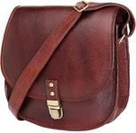 URBAN LEATHER Women's Crossbody Shoulder Saddle Bag Handbag Purse Genuine Leather Women Boho Hippie Satchel Bags Handmade Vintage Travel Cross body Sling Wallet for Ladies