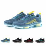 Hitmars Mens Trainers Road Running Shoes Trail Gym Sports Cushioned Lightweight Fashion Non Slip Sneakers Blue Size 9UK=44EU