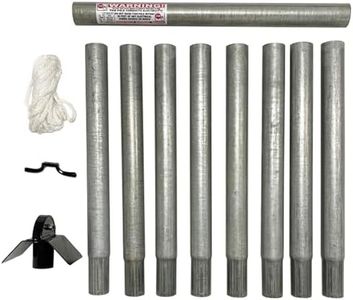 Prime Retreat Galvanized Steel Easy Pulley System Martin House Pole