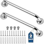 2 Pack Shower Grab Bar Stainless Steel Bathroom Grab Bar Shower Bath Handle Grab Bars for Bathtub Showers 18 Inch