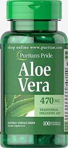 Puritan's Pride Aloe Vera 470 mg-100 Capsules