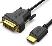 BENFEI HDMI to DVI, Bi Directional DVI-D 24+1 Male to HDMI Male High Speed Adapter Cable Support 1080P Full HD Compatible for Raspberry Pi, Roku, Xbox One, PS4 PS3, Graphics Card