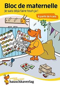 Bloc de maternelle à partir de 4 ans - Mon cahier d'ecole maternelle - coloriage enfant - cahier vacances 4 ans: Bloc de devinettes - Un passe-temps utile et ludique