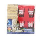 Ultimate 18+ Party Essential Multicolor Drunken Tower Drinking Game (1 Set) - Perfect for Adult Parties, Icebreaker & Conversation Starter