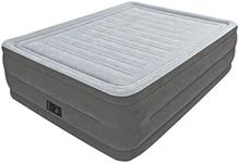 Intex Dura-Beam Comfort Plush 22" High Air Bed Queen Size with built-in electric pump #64418