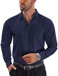 COOFANDY Long Sleeve Dress Shirts f