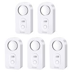 Govee Water Detectors 5 Pack, 100dB Adjustable Audio Alarm Sensor, Sensitive Leak and Drip Alert, for Kitchen Bathroom Basement (Battery Included)