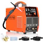 FEIFANKE TIG Welder AC DC 240V 200A Inverter Welding Machine IGBT Pulse Aluminium Welder Machine 7 in 1 ARC Welder with Digital LED Display and WP26 TIG Torch for Stainless Steel Aluminium