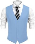 COOFANDY Mens Formal Suit Vest Dress Vests Slim Fit Tuxedo Vest for Wedding Homecoming