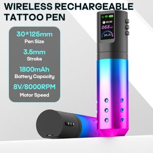 POSEIDON Wireless Tattoo Pen Kit – Professional Rotary Machine