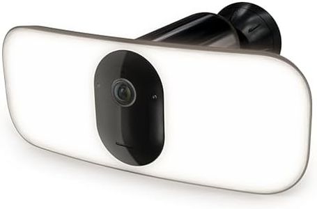 Arlo Pro 3 LED Floodlight Security Camera 2K HDR | Wireless | Protect Driveways & Alleyways | Connects to Wi-Fi | Color Night Vision, Motion Sensor, 2-Way Audio, Rechargeable Battery,Wider View(Black)