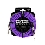 Ernie Ball Flex Instrument Cable Straight/Straight 20ft - Purple