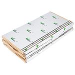 uxcell 10pcs 80mil 25sqft Car Sound Deadener Heat Insulation Mat Pad Damping Self Adhesive Deadening Material Door Roof Floor Sound Barrier