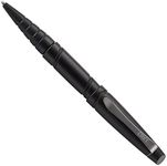 CRKT Williams Tactical Pen 2: Low Profile, EDC Self Defense Survival Pens Made of Black Anodized Aluminum with Fisher Space Ink Cartridge, and Pocket Clip TPENWP