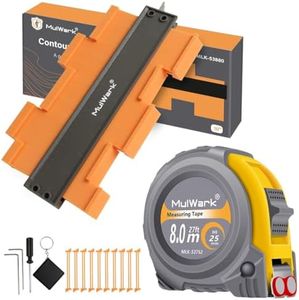 Mulwark Precision Gauge & Magnetic Tape Measure Bundle – Perfect for DIY & Pro Projects