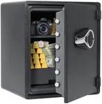 5.48 Cubic Feet Fireproof and Waterproof Large Steel Home Safe with a Digital Keypad Lock for Cash Jewelry