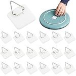 40 Pieces Invisible Adhesive Plate 