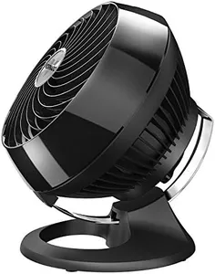 Vornado 460 Whole Room Air Circulator, Small Fan with 3 Speeds, Adjustable Tilt, Easy to Clean, Quiet Fan for Home, Office, Bedroom, Black