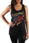 Women's Flash Tank All Black Flash Tank Top Vintage Comic DC Comics Tank Top