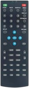 Allimity Replacement IR Remote Control Compatible with Laser DVD Player DVD-HD008 DVDHD008 DVD HD008