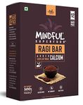 Eat Anytime Mindful Healthy Energy Ragi Bar | Gluten Free & High Fiber | Energy Bar Sugar Free | High Protein Bar | Healthy Bar & Breakfast Protein Bar | Ragi Bar/Energy Bar-300gm(12pcs of 25gm)