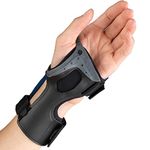 OTC Wrist Brace, Molded Exoskeleton, Low-profile, Exolite, Medium (Left Hand)