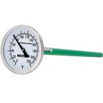 REOTEMP K82-3 Soil Thermometer, 0-220 Fahrenheit, 7" Stainless Steel Stem, Waterproof, for Seeding and Transplanting Garden Temperature Measurement