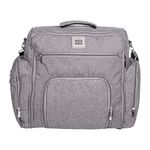 Mee Mee Durable Nursing Maternity Diaper Backpack Multifunctional Adjustable Spacious Shoulder Strap Stylish Baby Travel Bag/Mamas Bags/Diapers Bags for Kids/Baby/Toddlers Backpack (Grey)