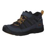 KEEN Hikeport 2 Low Waterproof Hiking Shoe, Blue Nights/Sunflower, 7 UK Child