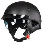 ILM Fiberglass FRP Half Helmet Moto