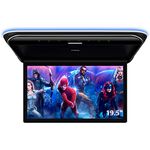 XTRONS 19.5-inch HD Digital TFT 16:9 Screen Car Overhead Video Ultra-Thin Car Roof Mounted Player 1080P with Built-in HDMI/AV/USB Speakers and Colourful Aura Light