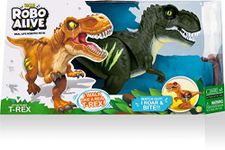 ROBO ALIVE - Attacking T-Rex Battery-Powered Robotic Toy (Green)