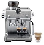 DeLonghi Cold Brew Coffee Machine, La Specialista Opera EC9555.M, Barista Style Espresso Coffee Machine with Built-in Grinder, 15 Bar Pressure, 15 Adjustable Settings, Automatic or Manual Milk Frother