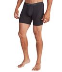 ExOfficio Men's Give-n-Go Sport Mesh 2.0 Boxer Brief 6", Black/Black, Small