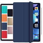 DuraSafe Cases for iPad Air 6th Air 11 2024 Air 5th 2022 Air 4th 2020 Gen [iPad Air 6/5 / 4/11 ] A2588 A2316 MM6R3HN/A MM6T3HN/A MYHX2HN/A Shock Proof Dual Angle Stand Cover - Navy Blue