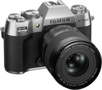 Fujifilm X-T50 Mirrorless Camera Silver with XF 16-50mm Lens