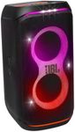 JBL Partybox Club 120 Portable Bluetooth Party Speaker with Wheels and Telescopic Handle, Pro Sound, Splashproof Design, Light Show, AI Sound Boost, 18-Hour Playtime, Black