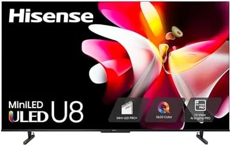 Hisense 100-Inch Class U8 Series Mini-LED ULED 4K UHD Google Smart TV (100U8K) - QLED, 480 Motion Rate, 144Hz Game Mode Pro, Dolby Vision IQ, HDMI 2.1, Alexa Compatibility, 2.1.2 Multi-Channel Audio