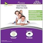 Full Extra Long (XL) Waterproof Mattress Protector - Fitted Sheet Style - Premium Quality Cover Protects Against Dust, Allergies