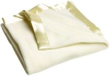 Cashmere Boutique: 100% Pure Cashmere Baby Blanket (Color: Off White, Size: 36" x 44")