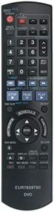 New EUR7659T80 Replaced Remote fit for Panasonic DVD Recorder DMR-EZ47 DMR-EZ475 DMR-EZ47V DMR-EZ47K DMR-EZ475VK DMR-EZ475V