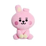 AURORA 61479 BT21 Official Merchandise, Baby Cooky Sitting Doll 5In, Soft Toy, Pink