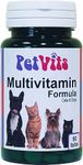 PetVits Multivitamin Formula for Cats & Dogs : Multivitamin General Health Pet Supplement : 90 Tablets, in a 99% recycled pot