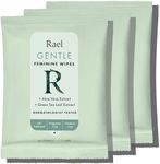 Rael Flushable Feminine pH Wipes - Travel Size, All Skin Types, Paraben Free, pH-Balanced, Daily Use (10 Count, Pack of 3)