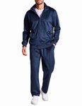 COOFANDY Men Velour Tracksuit Gym Clothes for Men Workout Set Mens Athletic Sweatsuit Black Sweatpants#