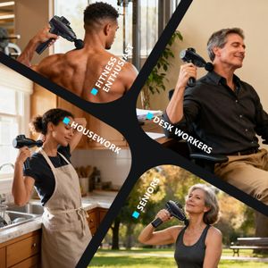 Deep Tissue Massage Gun – Handheld Muscle Massager for Pain Relief