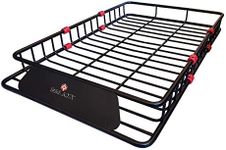 Galaxy Auto Roof Cargo Basket - 64" x 39" x 6" - Fits Most Vehicles (Large)