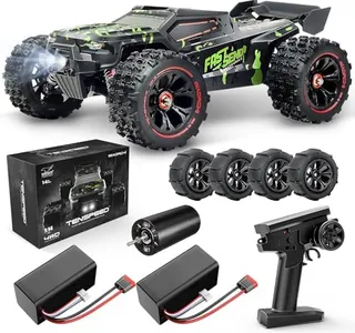 WIAORCHI 1/14 Brushless RC Cars for Adults Fast 50+ mph, RC Trucks 4x4 Offroad Waterproof, Electric Powered High Speed Remote Control Car, Scary Fast Extreme RC Truggy with 3S Battery for Snow Sand