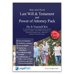 Will Kit Plus - Last Will and Testament & Power of Attorney Do-It-Yourself Kit. Really Simple to Complete with Comprehensive Guides by LegalPath®