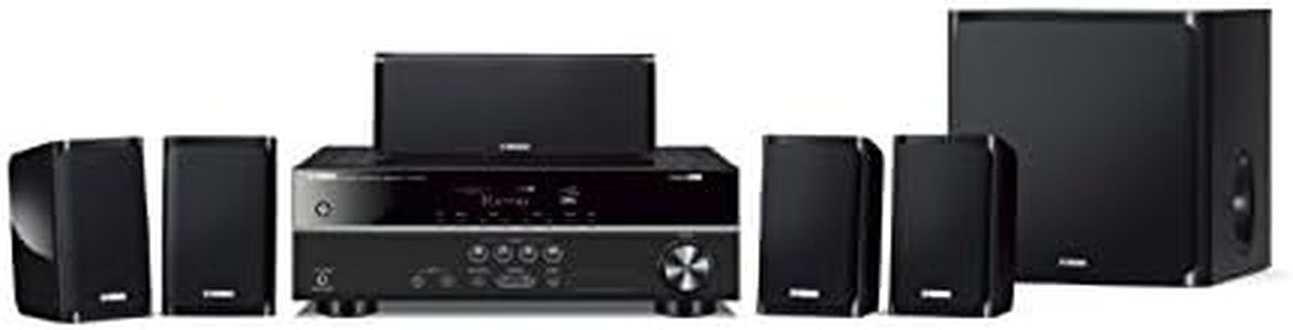 Yamaha YHT-1840 5.1-Channel Home Theatre System with Compressed Music Enhancer, Black